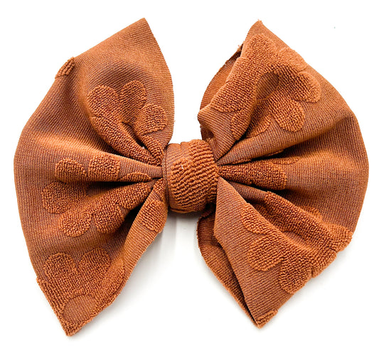 Wooden Daisies Bullet Bow