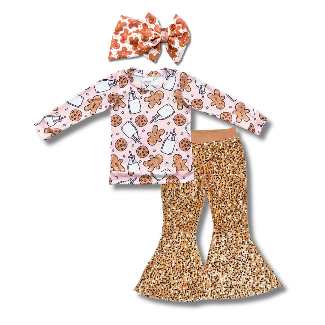 Golden Gingerbread Lady Set