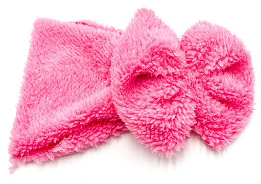 Tickle Me Pink (Sherpa) Head Wrap