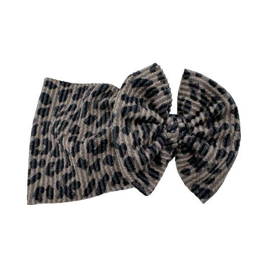 Sweater Weather Cheetah Head Wrap