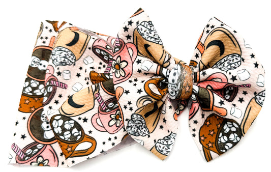 Hot Cocoa & Cream Head Wrap