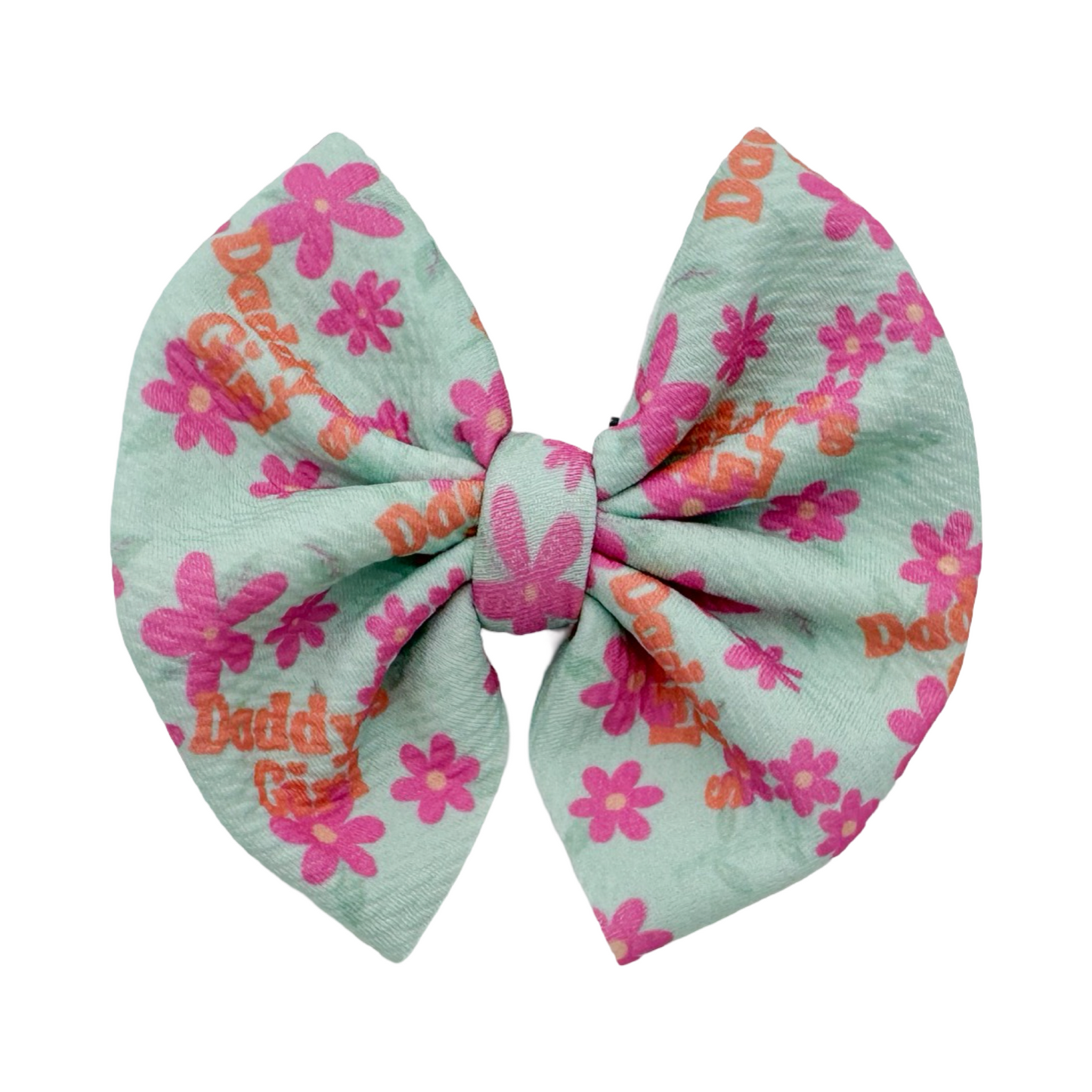 Daddy’s Little Flower Bullet Bow