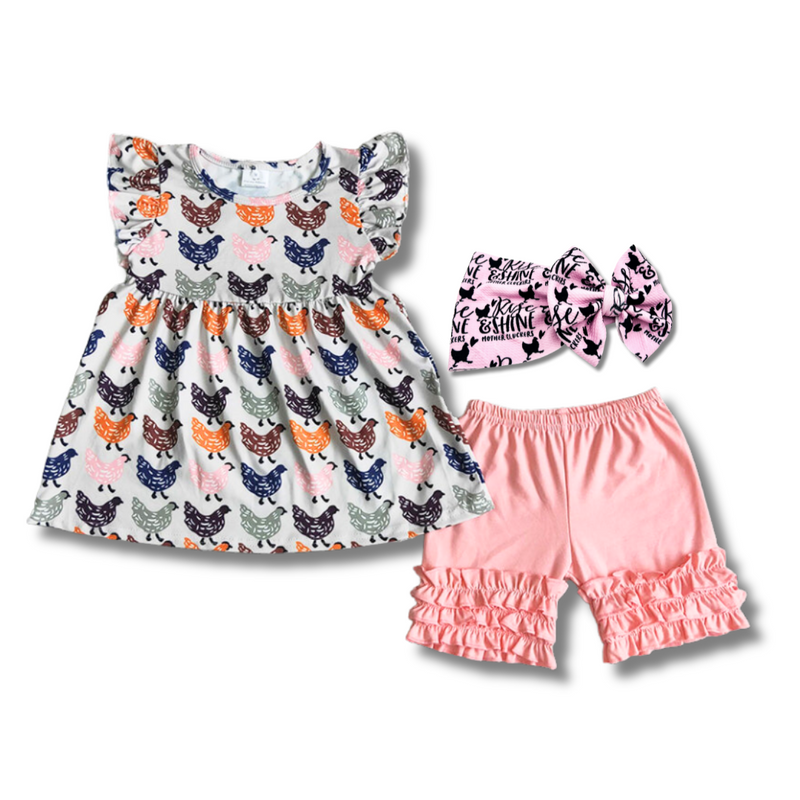 Cluck Cluck Short Set