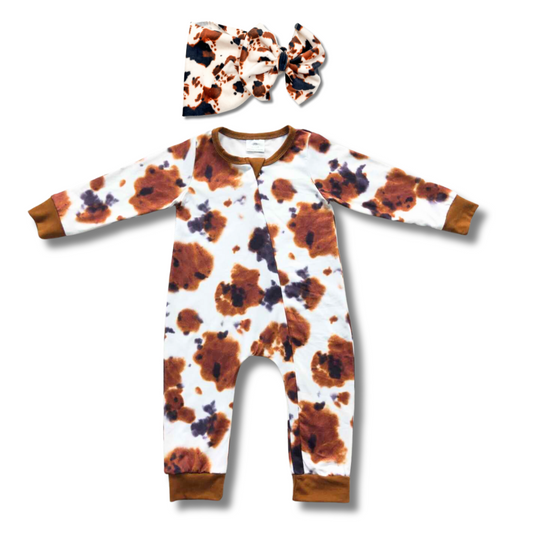 Hide Of The Cow Romper