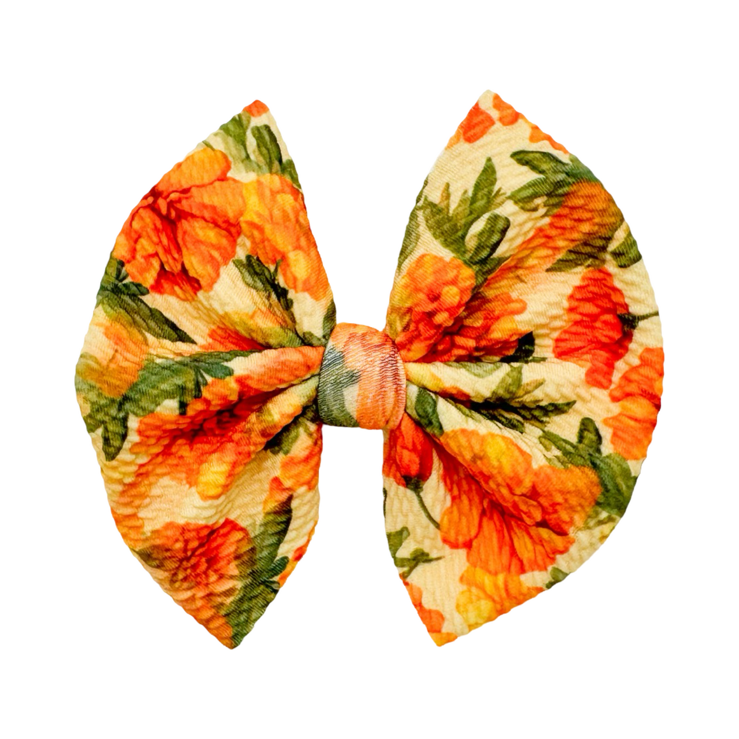 October: Marigold Bullet Bow