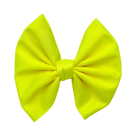 Neon Lemon (Swim) Bullet Bow