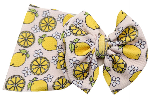 Squeeze The Lemons Head Wrap