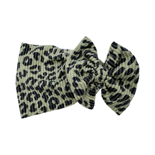 Candy Apple Cheetah Head Wrap