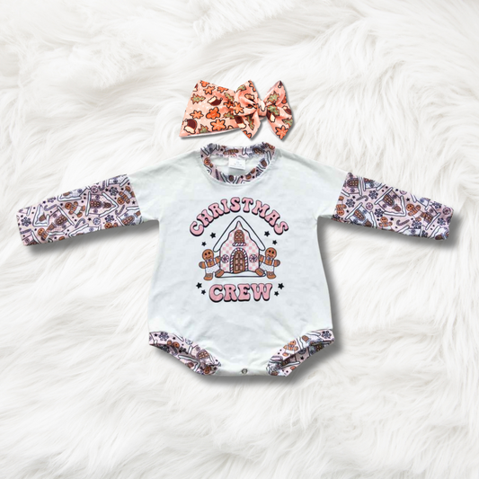 Christmas Gingerbread Crew Bodysuit