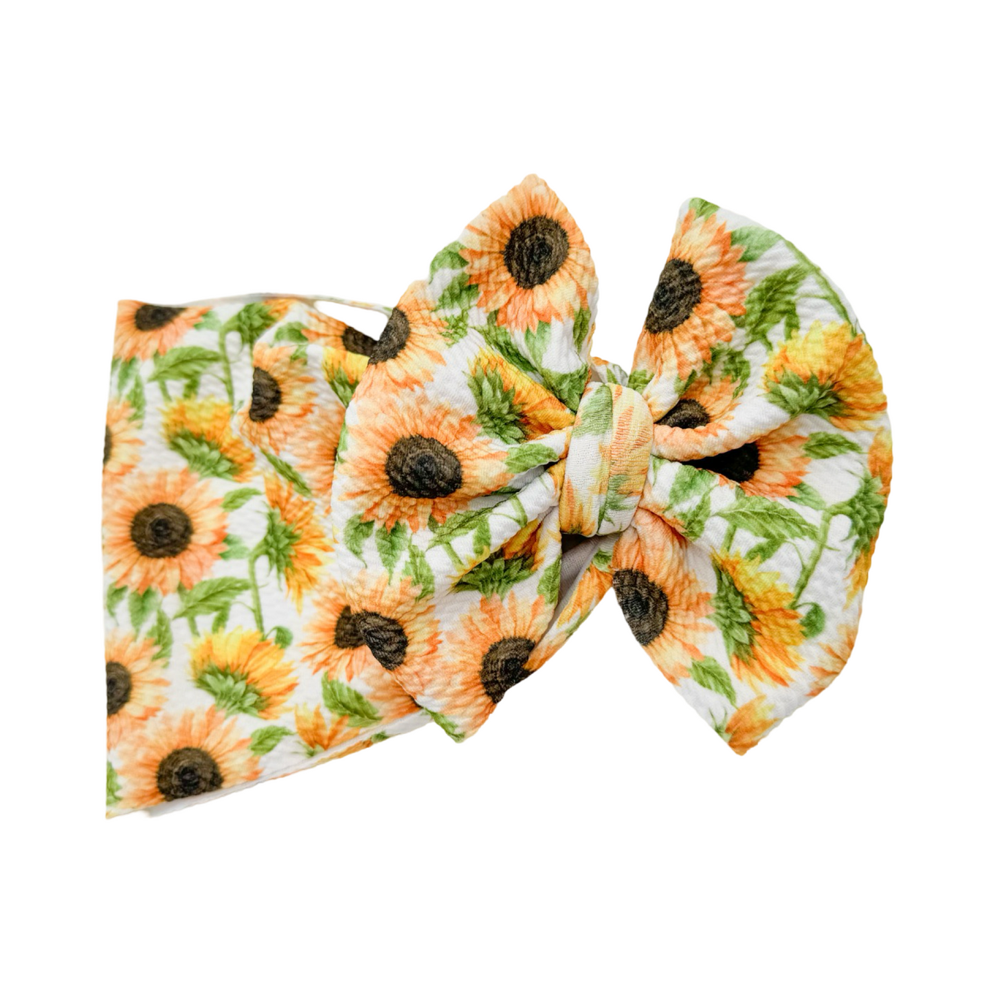 Summer Sunflowers Head Wrap