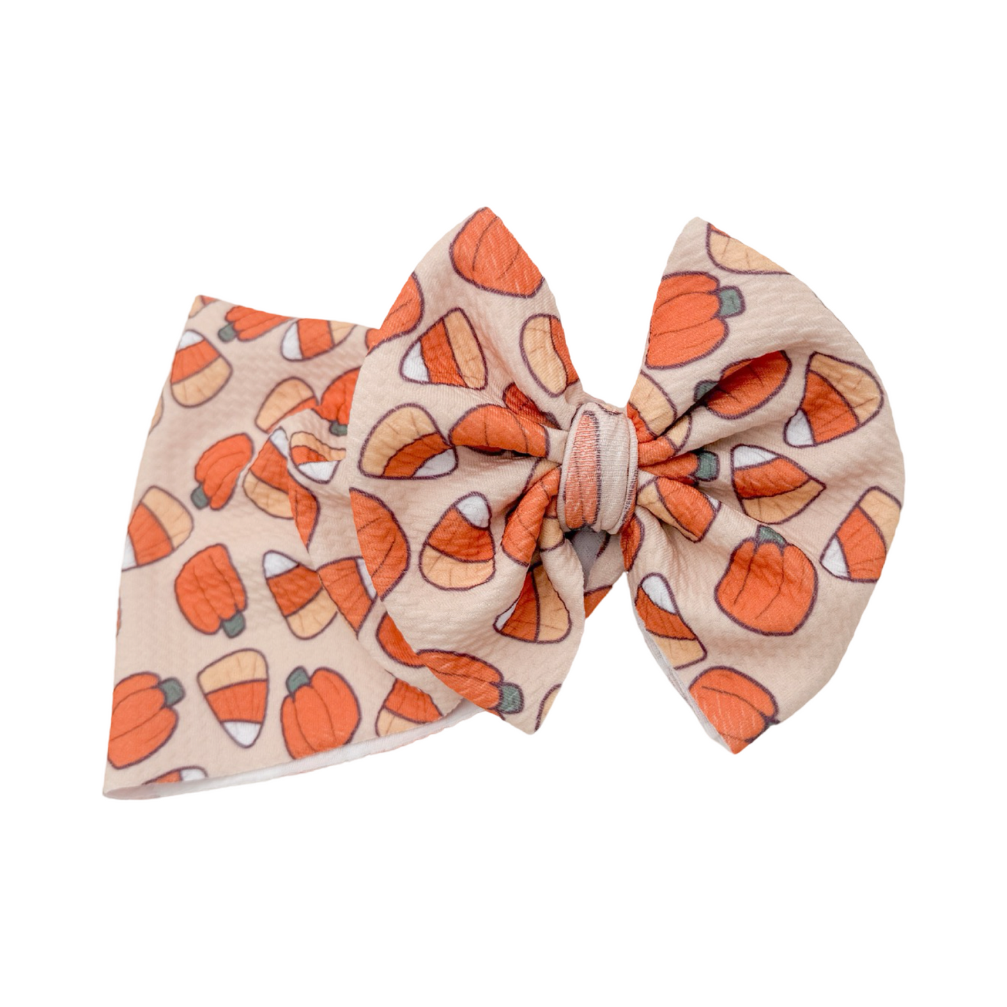 Candy Corn Pumpkins Head Wrap