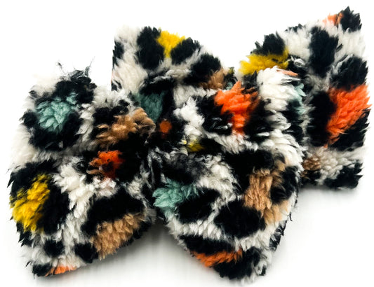 Rainbow Leopard Fuzz (Sherpa) Piggies