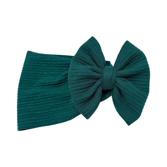 Evergreen Sparkle Head Wrap