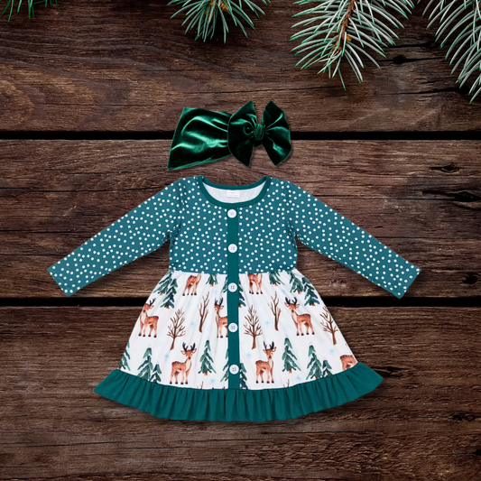 Deer's In The Forest Dress
