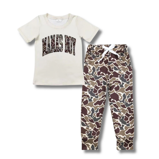 Mama's Hunting Boy Set