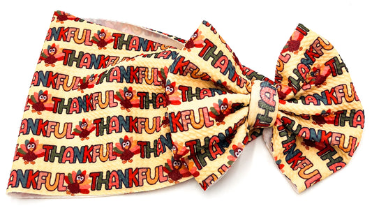 Thankful for Turkeys Head Wrap