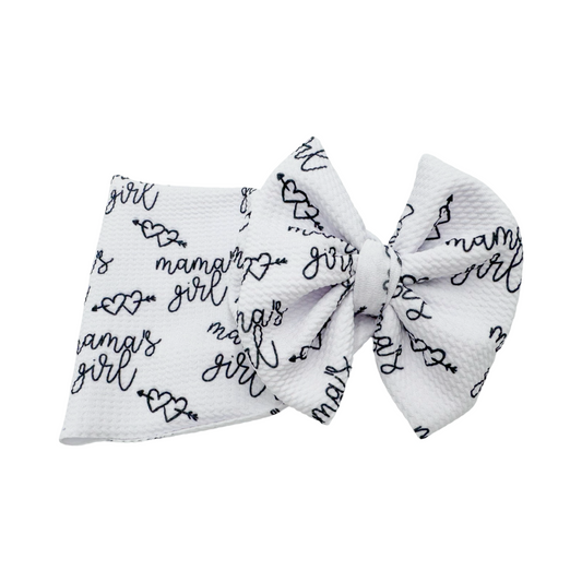 Letters To Mom Head Wrap