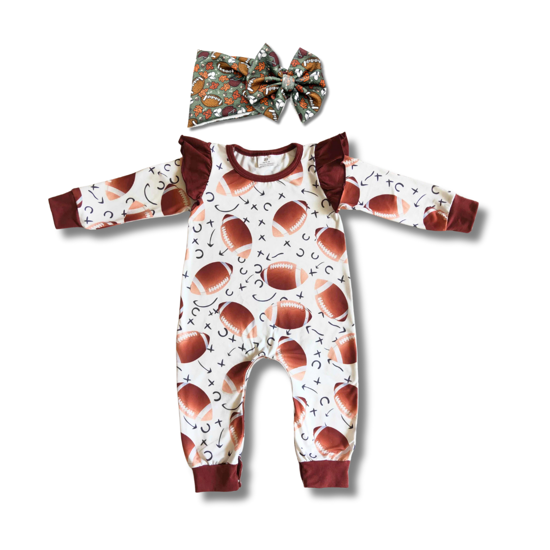 Dad’s Football Gal Romper