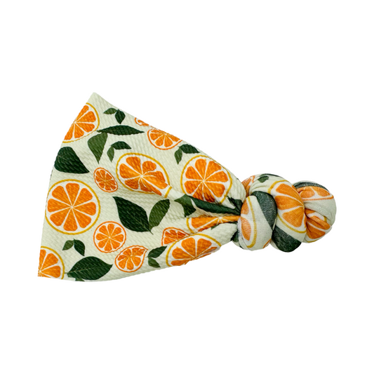 Orange Slices Top Knot