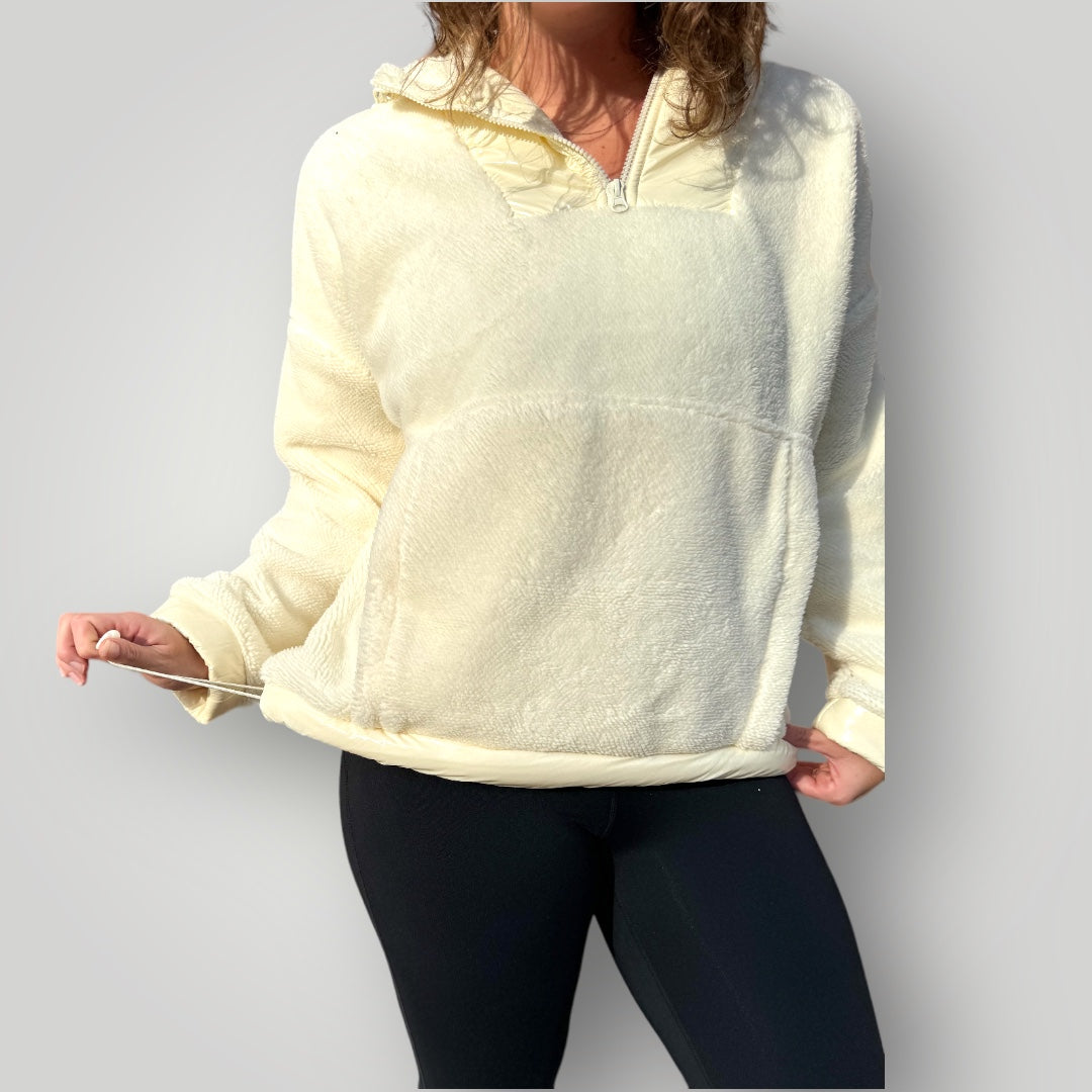 Cream Fur Pullover