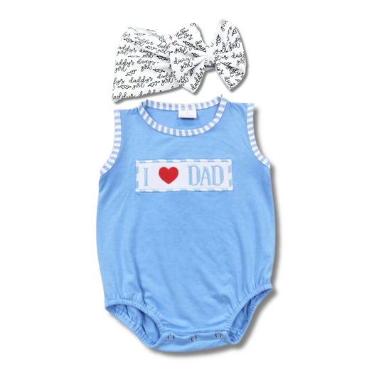 I Love Dad Romper (Girls)