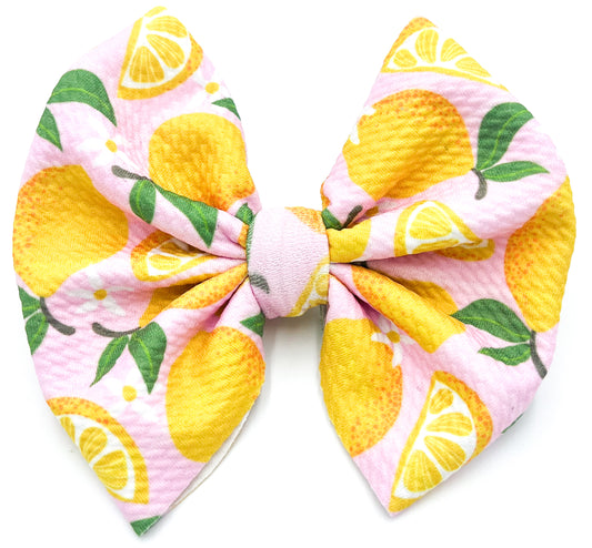 Pink Lemonade Bullet Bow