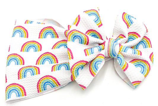 Rainbow Child Head Wrap