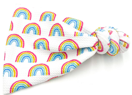 Rainbow Child Top Knot