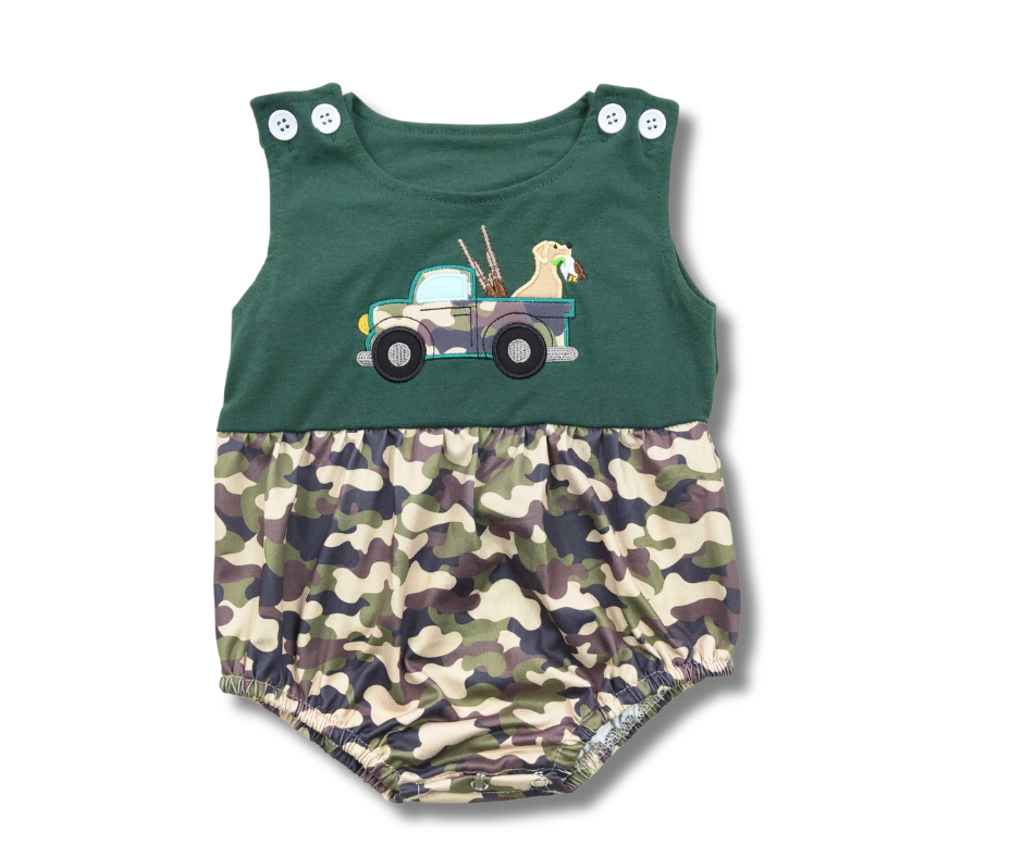 Huntin Dog Romper