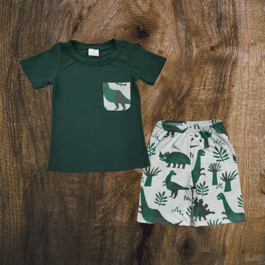 Dino Lover Short Set