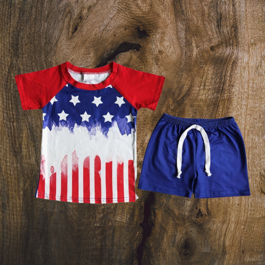 All American Boy Short Set