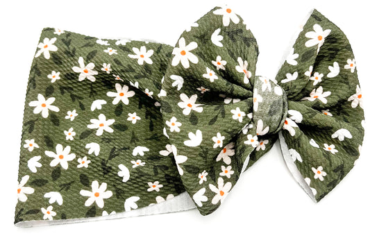 Dad’s Little Daisy Head Wrap