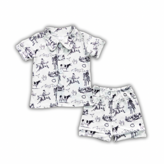 A True Cowboy Jammie Short Set