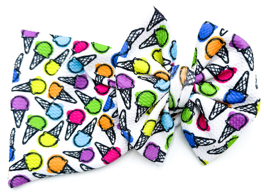Colorful Cones Head Wrap