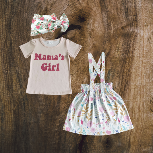 Mama's Girl Suspender Dress