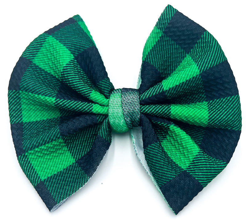 Tree Flannel Bullet Bow