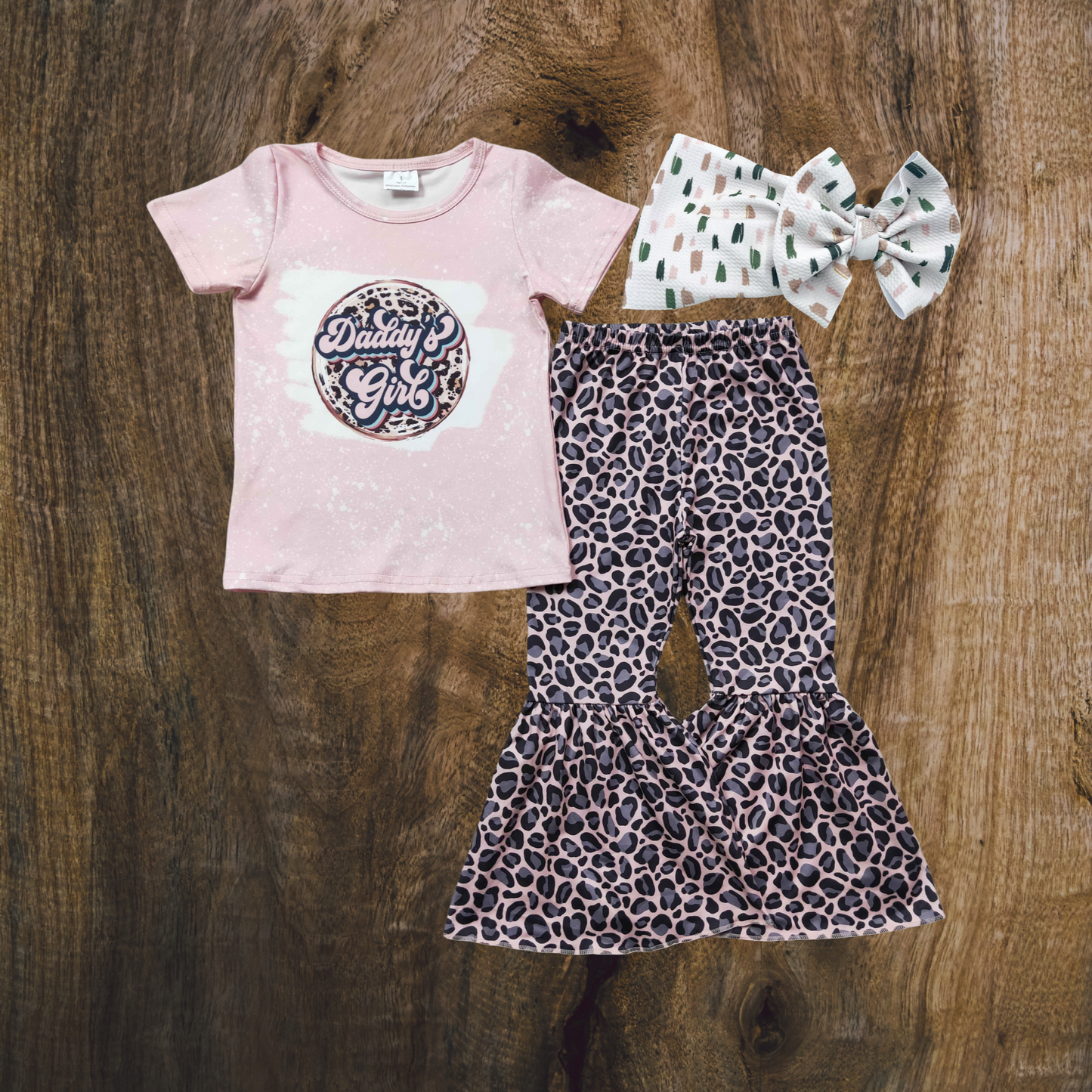 Daddy's Leopard Girl Set