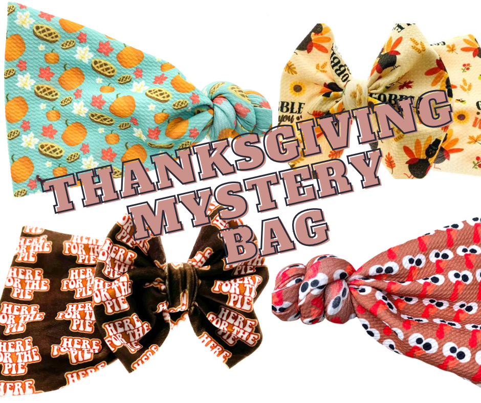 Thanksgiving Mystery Bag- Head Wrap/Top Knot