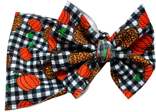 Pumpkin Patch Blanket Head Wrap