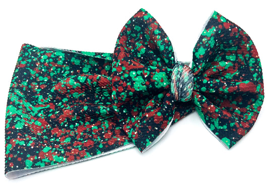 Christmas Splatter Head Wrap