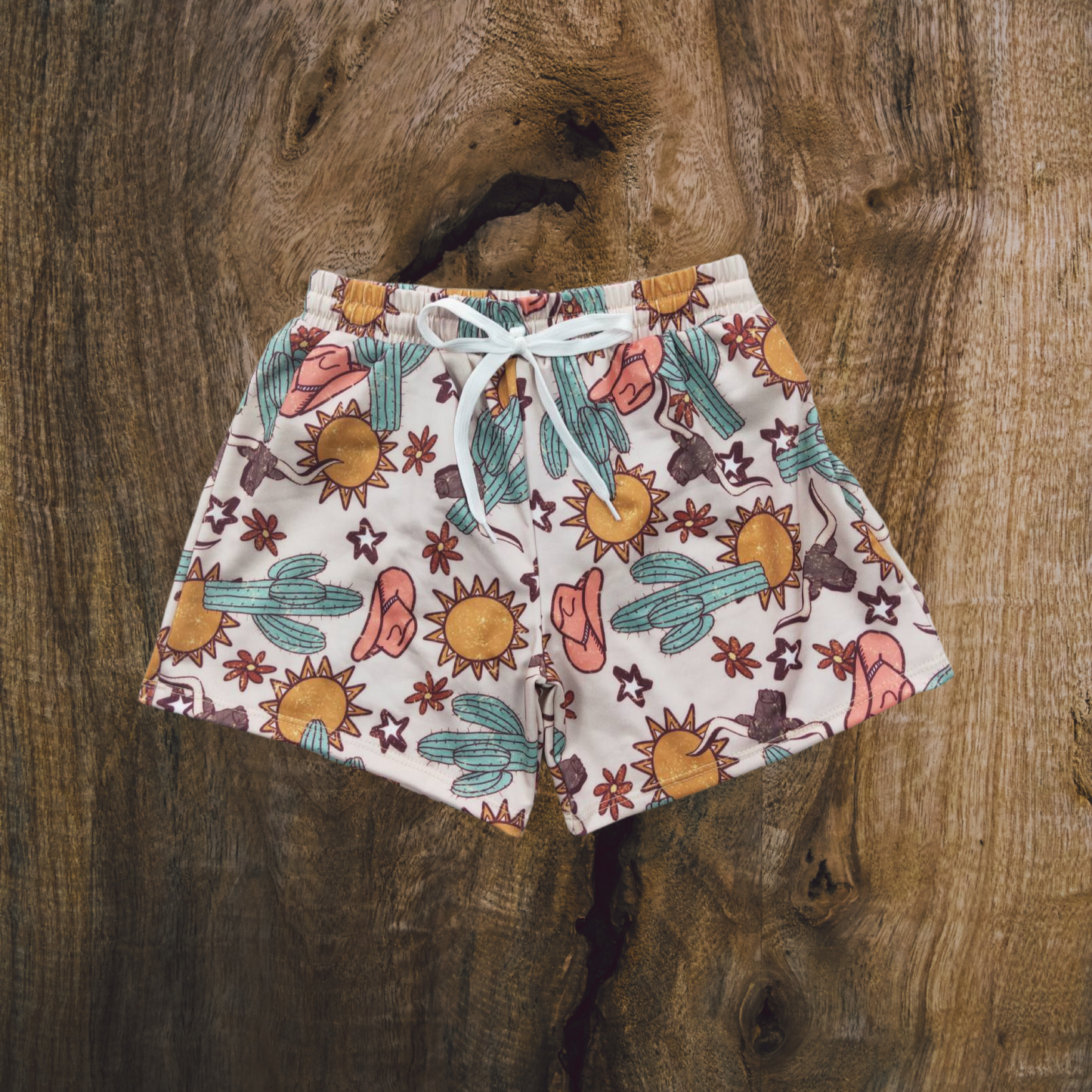 Sunny Cactus Swim Trunks