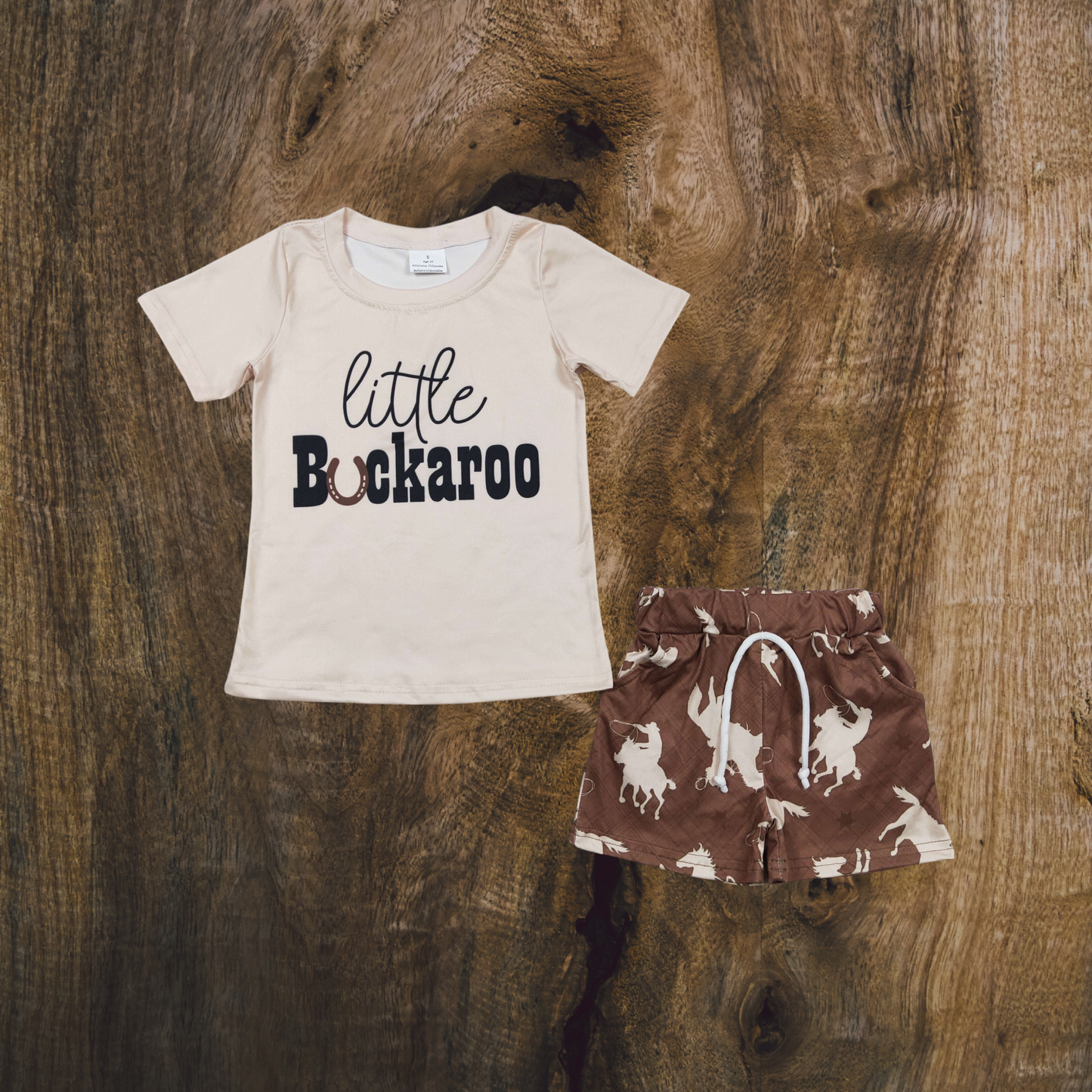 Little Buckaroo Short Set