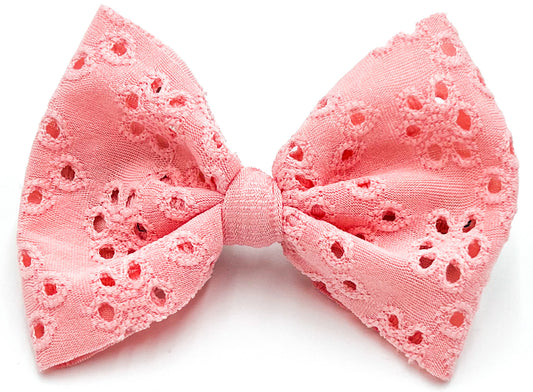 Peachy Pink Eyelet Classic