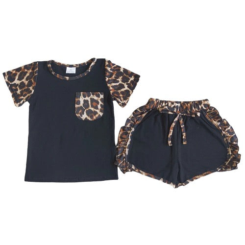 Leopard Girl Short Set