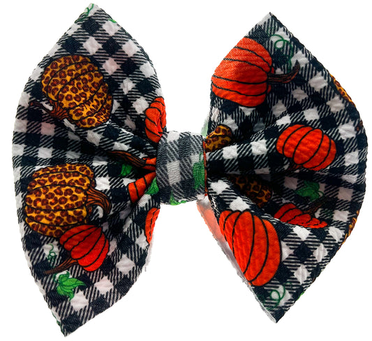 Pumpkin Patch Blanket Bullet Bow