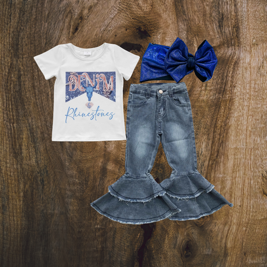 Denim & Rhinestones Set