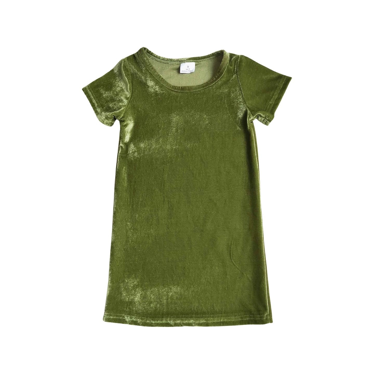 Oscar Green Velvet Dress