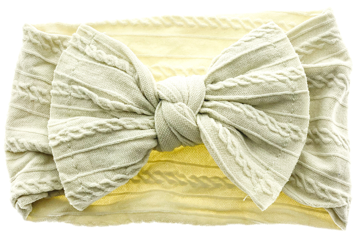 Sage Knit Knot Headband