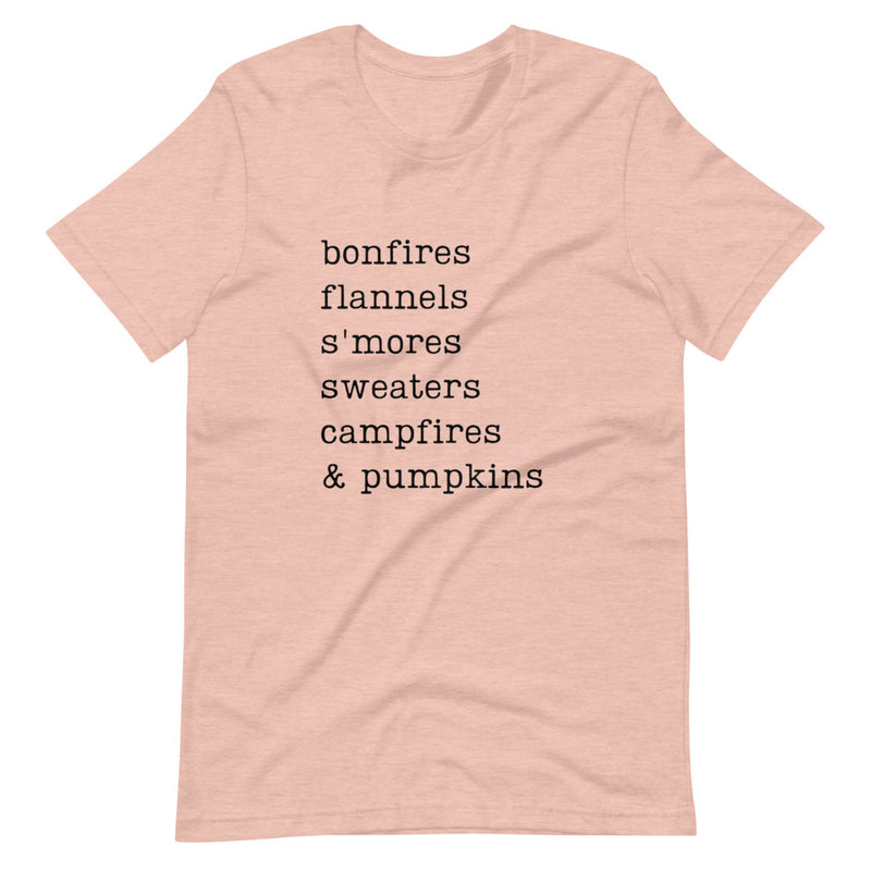 Bonfires Flannels S'mores Tee