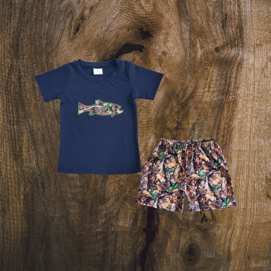 Fishin Everyday Short Set